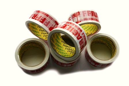 36 x Rolls Of FRAGILE Printed Packing Tape 48mm x 66m